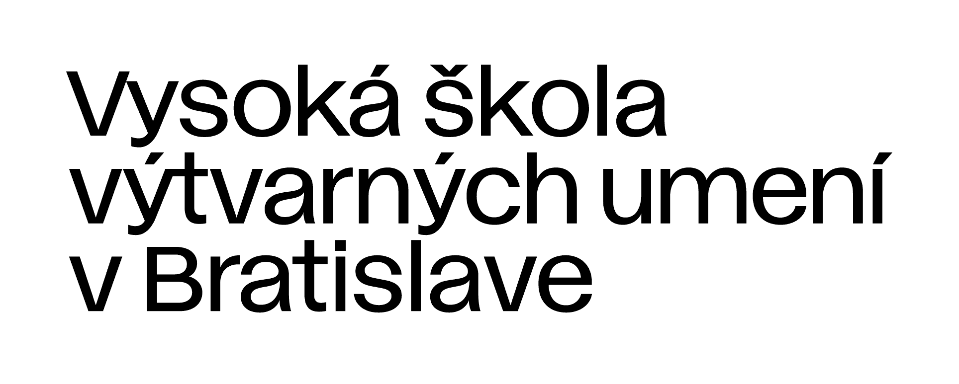 Logo Vysoká škola výtvarných umení