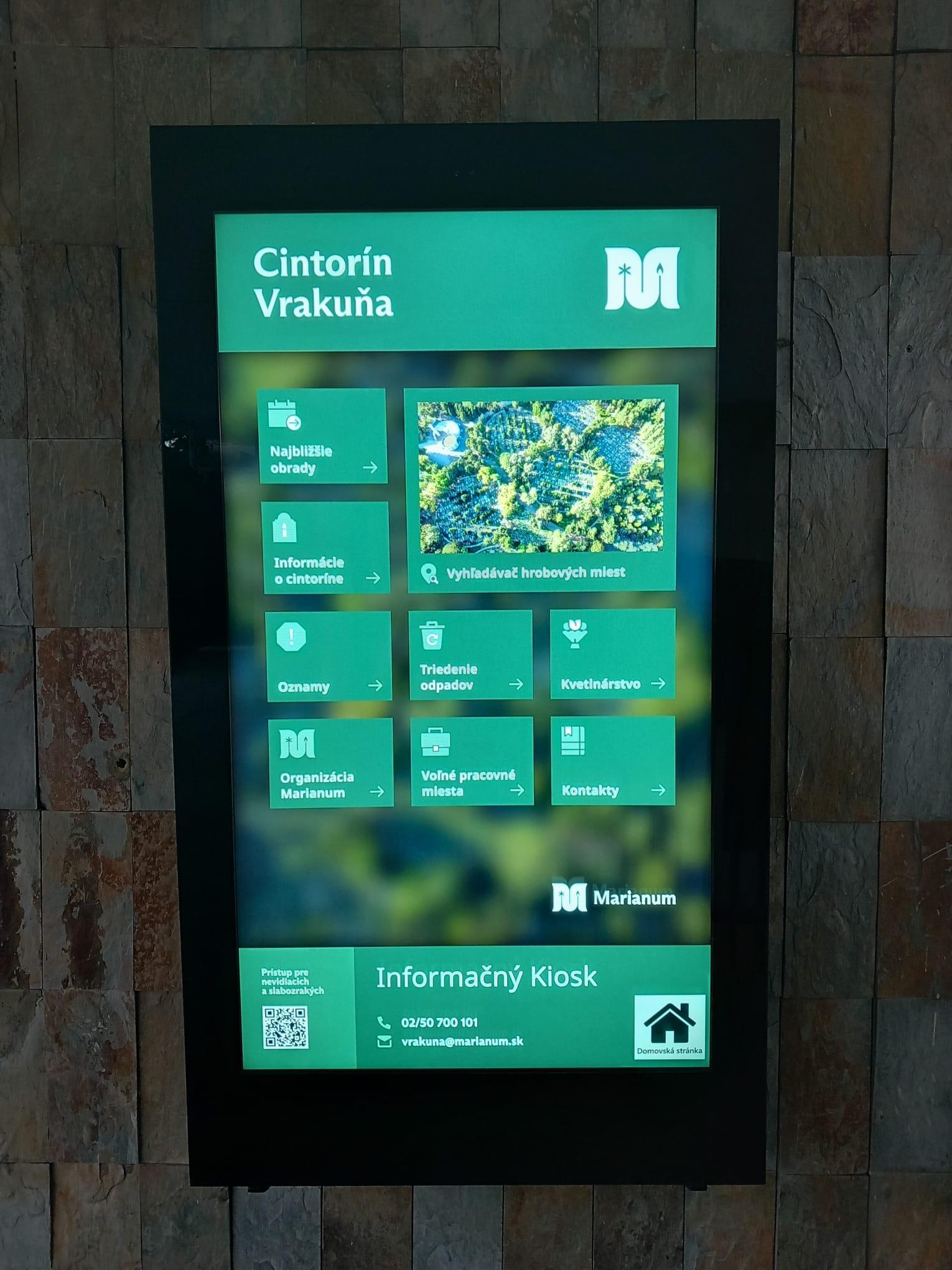 Na bratislavských cintorínoch pribudli v r. 2024 informačné kiosky